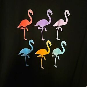 Fun Flamingo T-Shirt Size 4X